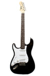 Guitarra Eléctrica Stratocaster Negra para Zurdos  XGTR  ST111LH-BK - Imagen 1