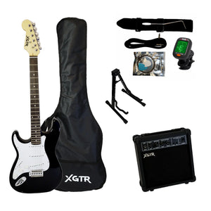 Pack Guitarra Eléctrica para zurdo Black XGTR ST111