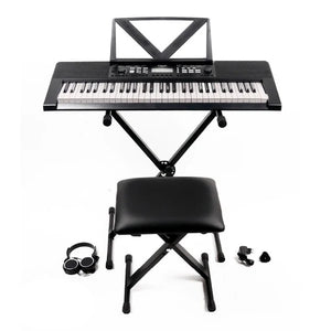 Kit de teclado 61 teclas con atril y banqueta Donner DEK620