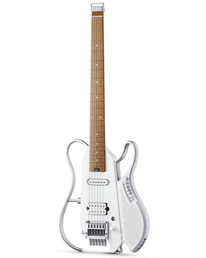 Guitarra para viaje Donner Hush X Live Blanca