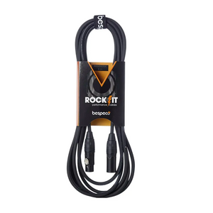 Cable micrófono XLR - XLR 6 mt Bespeco RKMB600