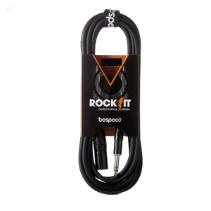 Cable micrófono XLR macho a plug TRS 1,5 mt Bespeco RKSX150