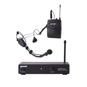 Sistema Inalámbrico Cintillo Solapa Gemini UHF-01HL
