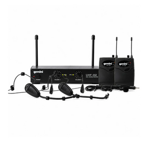 Sistema Inalámbrico Cintillo Solapa Gemini UHF-02HL