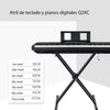 Atril de teclado barra doble Hebikuo Q2XC2 - Imagen 3