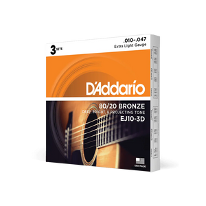 Set Cuerdas Guitarra Acústica Daddario EJ10
