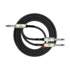 Cable Plug TRS a 2 Plug Mono Kirlin Y336PR-2M - Imagen 1