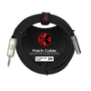 Cable alargador de audífonos 3,5 3mt Kirlin AP469PRL-3M-BK - Imagen 1