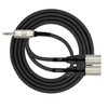 Cable mini plug a 2 XLR Macho 2mt Kirlin Y370PBL-2M-BK - Imagen 4