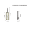 Cable alargador de audífonos 3,5 3mt Kirlin AP469PRL-3M-BK - Imagen 3