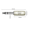 Cable TRS a TRS 1,5mt Kirlin AP249PR-1-5MT - Imagen 2
