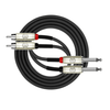 Cable 2 RCA a 2 Plug mono 2mt Kirlin AP403PR-3M-BK - Imagen 1