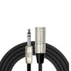 Cable XLR Macho a plug 1/4 3 mt Kirlin MP483-3M-BK - Imagen 2