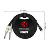 Cable USB C a 2 plug 3mt Kirlin UYC392-3M - Imagen 3