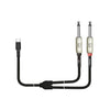 Cable USB C a 2 plug 3mt Kirlin UYC392-3M - Imagen 1
