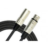 Cable para Micrófono XLR Hembra - XLR Macho 3 Metros Kirlin MPC-280/BK - Imagen 1